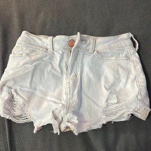 White Jean shorts!